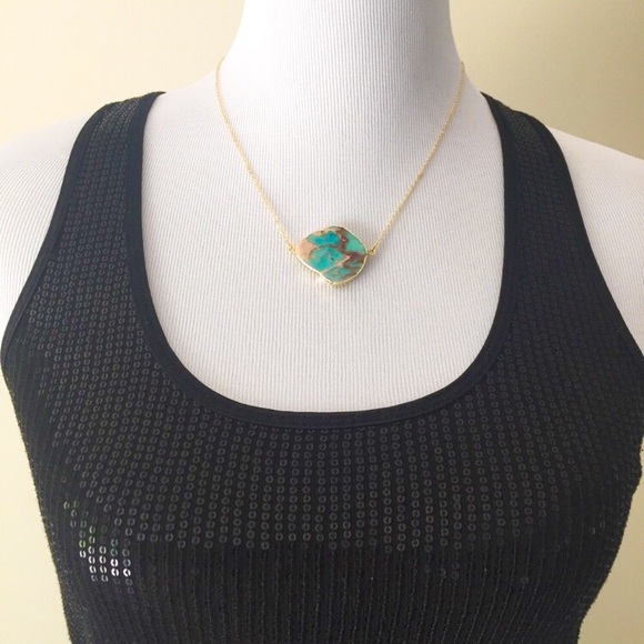 ❗️LAST❗️Raw Jasper 18K Gold Necklace - Picture 5 of 5